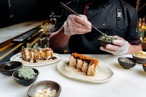 Sushi 4K Wallpaper · food · 3840×2561