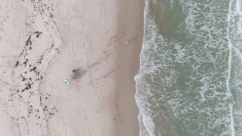 Fondo de pantalla Playa desde Arriba 4K · ocean · 3840×2160
