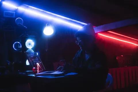 Sfondo Circuito luminoso 4K · technology · 3840×2560