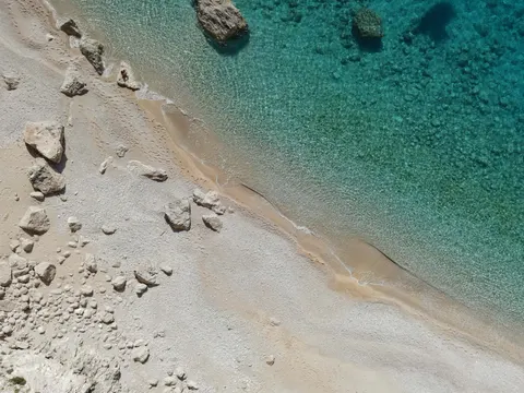 沙灘航拍 4K桌布 · ocean · 3840×2880