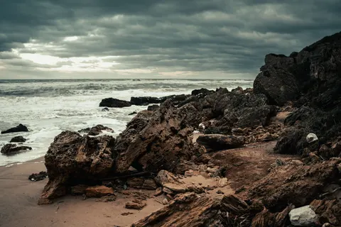Papel de parede Mar Tempestuoso 4K · ocean · 3840×2560