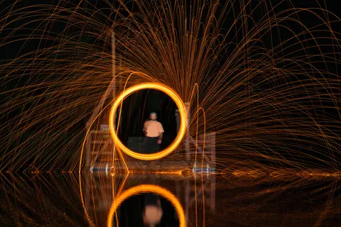 Light Painting 4K Wallpaper · abstract · 3840×2561