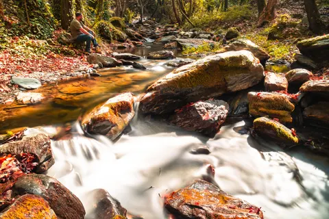 Wasserfall 4K Hintergrundbild · nature · 3840×2560