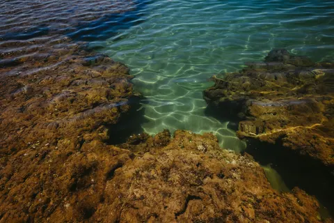 맑은 라군 4K 배경화면 · ocean · 3840×2561