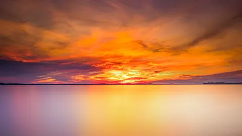 Horizon met kleurverloop 4K-achtergrond · minimal · 3840×2160