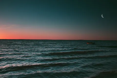 グラデーションの地平線 4K壁紙 · minimal · 3840×2560