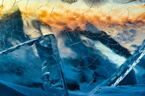 Kristalglas 4K-achtergrond · abstract · 3840×2563