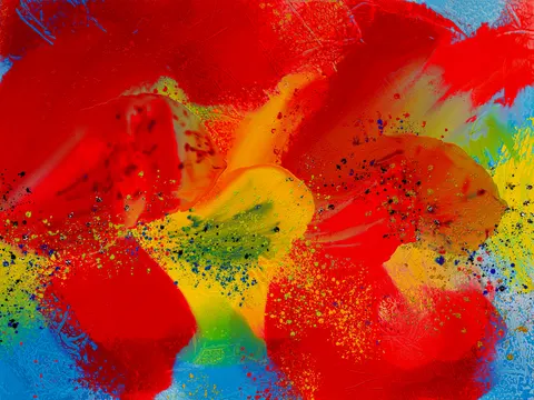 Sfondo Esplosione di polvere colorata 4K · abstract · 3840×2880