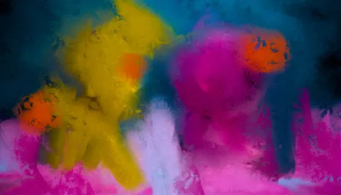 والپیپر انفجار پودر رنگ با کیفیت 4K · abstract · 3840×2194
