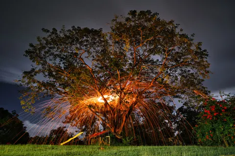Light Painting 4K Wallpaper · abstract · 3840×2561
