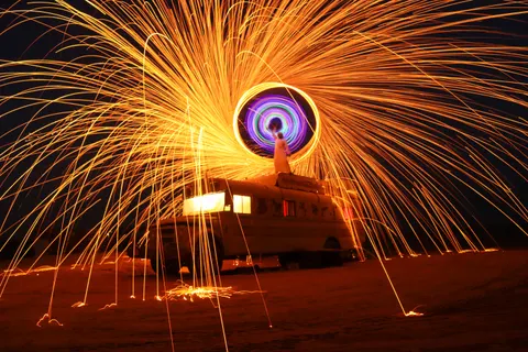 Light Painting 4K Wallpaper · abstract · 3840×2560