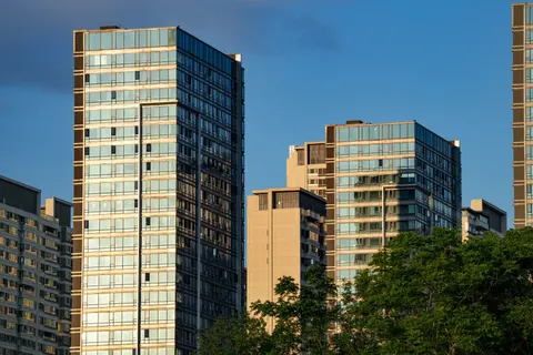 Glazen toren 4K-achtergrond · architecture · 3840×2560
