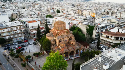 Santorin 4K Hintergrundbild · architecture · 3840×2160