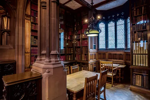 Grand Library 4K Wallpaper · architecture · 3840×2560