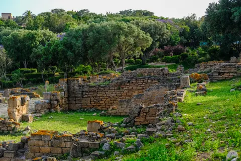 Papel de parede Ruínas romanas 4K · architecture · 3840×2560