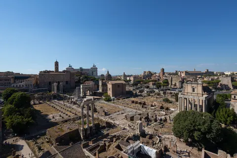Papel de parede Ruínas romanas 4K · architecture · 3840×2560