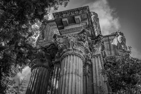 Wallpaper Kuil Yunani 4K · architecture · 3840×2560