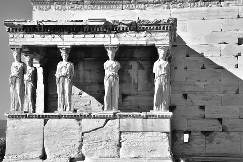 Griechischer Tempel 4K Hintergrundbild · architecture · 3840×2563