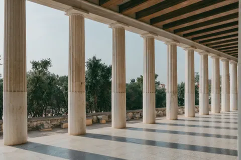 Wallpaper Kuil Yunani 4K · architecture · 3840×2560