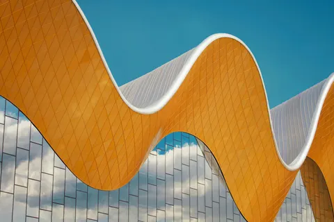 Futuristic Facade 4K Wallpaper · architecture · 3840×2560