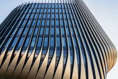 Futuristic Facade 4K Wallpaper · architecture · 3840×2560