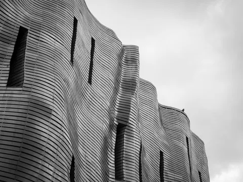 Futuristic Facade 4K Wallpaper · architecture · 3840×2878