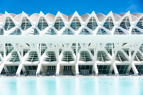 Futuristic Facade 4K Wallpaper · architecture · 3840×2563