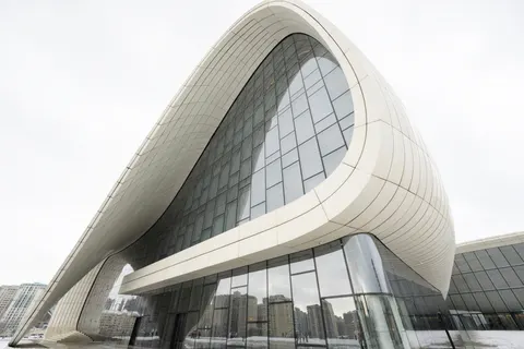 Futuristic Facade 4K Wallpaper · architecture · 3840×2560