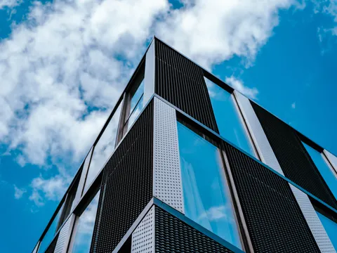 Futuristic Facade 4K Wallpaper · architecture · 3840×2878