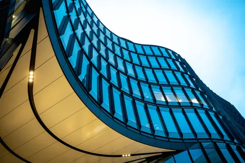 Futuristic Facade 4K Wallpaper · architecture · 3840×2560