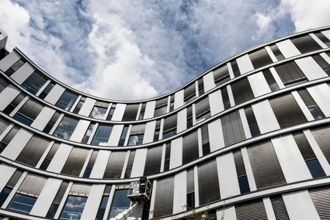 Futuristic Facade 4K Wallpaper · architecture · 3840×2560
