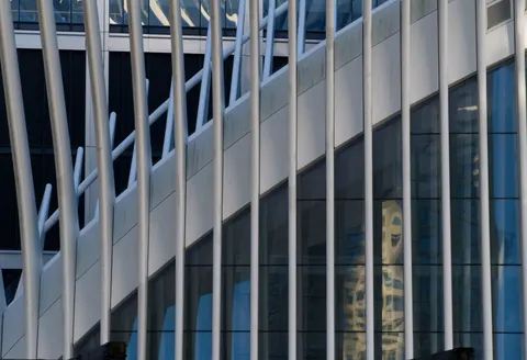 Futuristic Facade 4K Wallpaper · architecture · 3840×2631