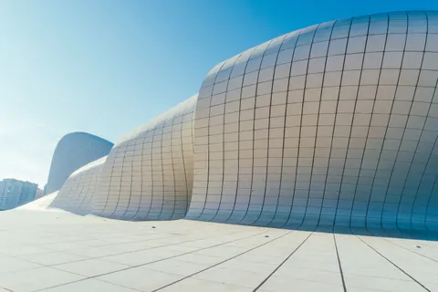 Futuristic Facade 4K Wallpaper · architecture · 3840×2560