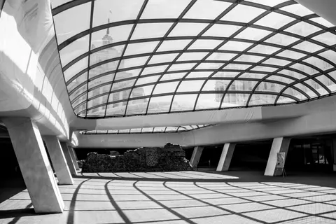Glass Dome 4K Wallpaper · architecture · 3840×2560