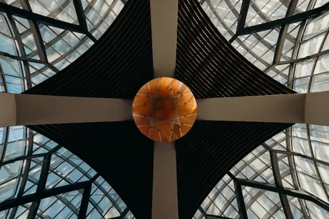 Glass Dome 4K Wallpaper · architecture · 3840×2560