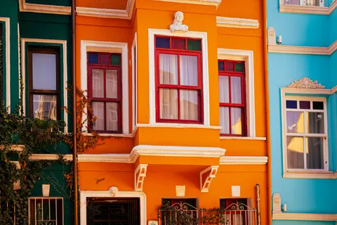 Colorful Houses 4K Wallpaper · architecture · 3840×2560