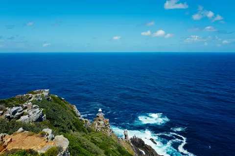 Cliff Lighthouse 4K Wallpaper · architecture · 3840×2556