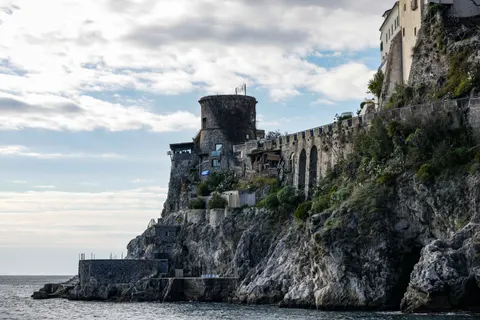 Cliff Lighthouse 4K Wallpaper · architecture · 3840×2561