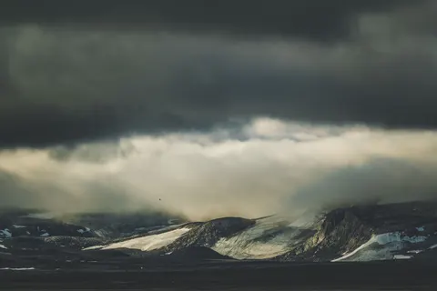 Dark Mountains 4K Wallpaper · dark · 3840×2560