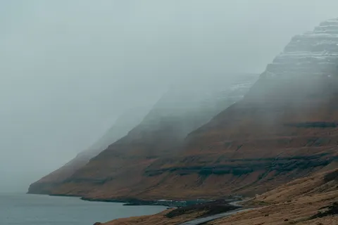 Dark Mountains 4K Wallpaper · dark · 3840×2560