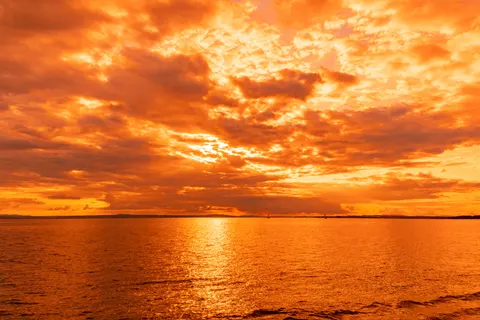 Golden Sunset 4K Wallpaper · sunset · 3840×2560