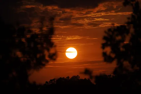 Sunset Silhouette 4K Wallpaper · sunset · 3840×2560