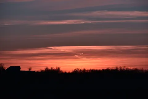 Sunset Silhouette 4K Wallpaper · sunset · 3840×2560