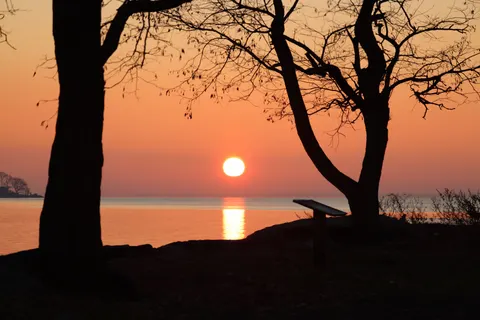 Sunset Silhouette 4K Wallpaper · sunset · 3840×2561