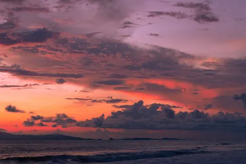 Pink Sunset 4K Wallpaper · sunset · 3840×2560