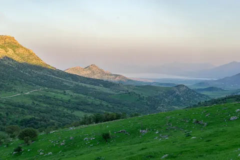 Sunset Mountains 4K Wallpaper · sunset · 3840×2560