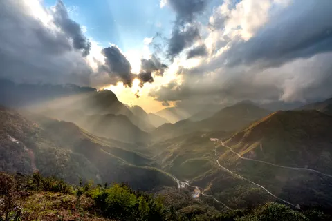 Sunset Mountains 4K Wallpaper · sunset · 3840×2561