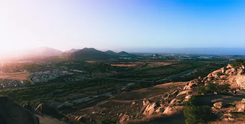 Sunset Mountains 4K Wallpaper · sunset · 3840×1946
