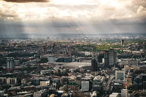 Aerial City 4K Wallpaper · aerial · 3840×2560