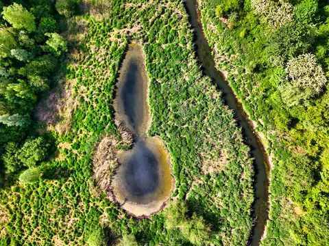 Aerial River 4K Wallpaper · aerial · 3840×2880